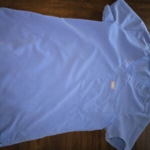 Xxs ceil blue figs top